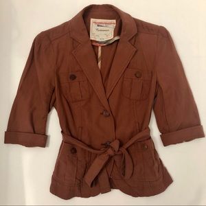 Anthropologie Cartonnier Rust Blazer